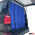 Maß Gardinen Sonnenschutz für VW Crafter H2 Heckklappe Vorhänge Dunkelblau