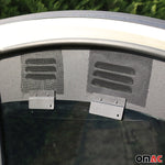 Lüftungsgitter Be & Entlüftung für Citroen Nemo 2008-2017 Aluminium Schwarz 2tlg