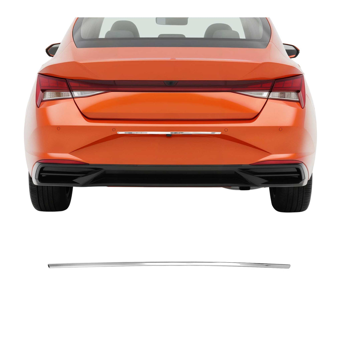 Kofferraumöffner Griff für Hyundai Elantra Stufenheck 2021-2026 Edelstahl Chrom