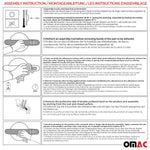 Türgriff Blende für Ford Transit Tourneo Connect 2002-2013 5Tür Chrom 10x