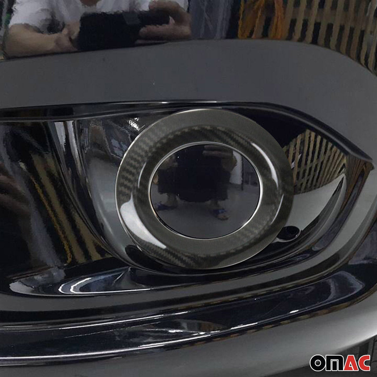 Nebelscheinwerfer Rahmen Umrandung für Mercedes V Klasse W447 2014-2019 Carbon
