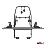 Menabo Fahrradträger 2 Fahrräder für Hyundai i30 FD 2007-2012 Alu Silber Schwarz