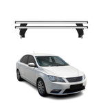 Menabo Dachträger Grundtäger für Seat Toledo mk4 2012-2019 50kg Alu Silber 2 tlg Namma Markt