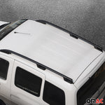 Dachreling + Dachträger für Ford Transit 2015-2026 L2 Mitte RS Alu Schwarz 4x