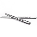 Edelstahl Seitenschweller Schwellerrohre für Range Rover Evoque 2011-2015 Silber