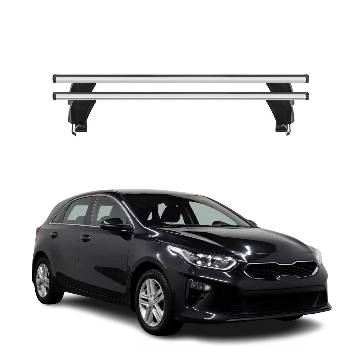 Menabo Dachträger Grundtäger für Kia Ceed SportsWagon 2019-2026 50kg Alu Grau 2x