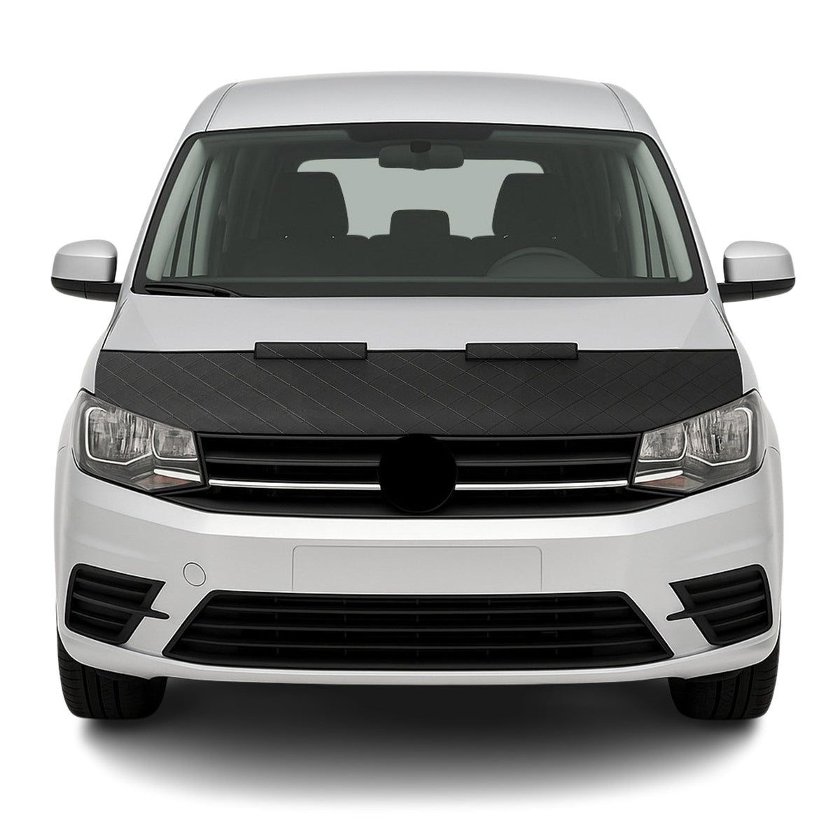 Schwarz Halb Haubenbra Steinschlagschutz Bonnet Bra für VW Caddy 2015-2020