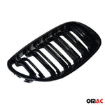 Nieren Grill Kühlergrill für BMW 5er E60 M5 Limo 2004-2010 Schwarz Glanz