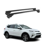 Dachträger für Toyota RAV4 mk3 2006-2012 Gepäckträger Grundträger Alu Schwarz 2x