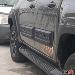 Türschutzleisten Seitenschutz für Toyota Hilux 2015-2026 ABS Schwarz 4tlg