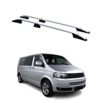Dachreling für VW T5 T6 Transporter Multivan Caravelle 2003-24 L2 Alu Grau