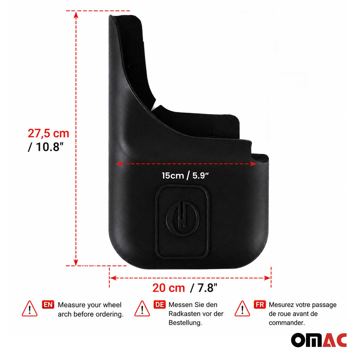 Universal 2x Schmutzfänger Spritzschutz für Ford B-Max 2012-2017