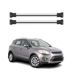 Dachträger Grundtäger für Ford Kuga I 2008-2012 75kg Aluminium Silber 2 tlg