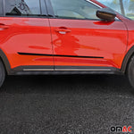 Seitentürleiste Türschutzleiste für Fiat 600e 2023-2026 Polypropylene Schwarz 4x