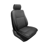 Sitzbezüge Schonbezüge für Ford Transit 2000-2014 Kunstleder Schwarz Weiß 1tlg
