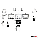 Innenraum Dekor Cockpit für Toyota Corolla 2002-2007 Aluminium Optik 18tlg