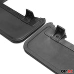 Schmutzfänger Kotflügel für VW T5 Transporter Multivan 2003-2015 ABS Schwarz 2x