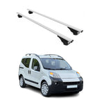 Dachträger Grundträger für Citroen Nemo 2008-2017 75kg Stahl Silber 2 tlg