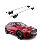 Dachträger Grundträger für Infiniti QX50 2018-2025 75kg Stahl Silber 2 tlg