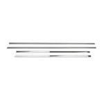 Fensterleisten Zierleisten für Nissan Qashqai +2 2008-2014 Edelstahl Chrom 4tlg