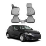 OMAC Gummimatten Fußmatten für VW Golf 7 2012-2019 TPE Automatten Grau 4x