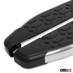 Trittbretter Seitenschweller für Opel Antara 2006-2015 Edelstahl Schwarz Silber