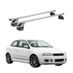 Menabo Dachträger Grundtäger für Fiat Stilo 2001-2010 3tür 75kg Stahl Silber 2x