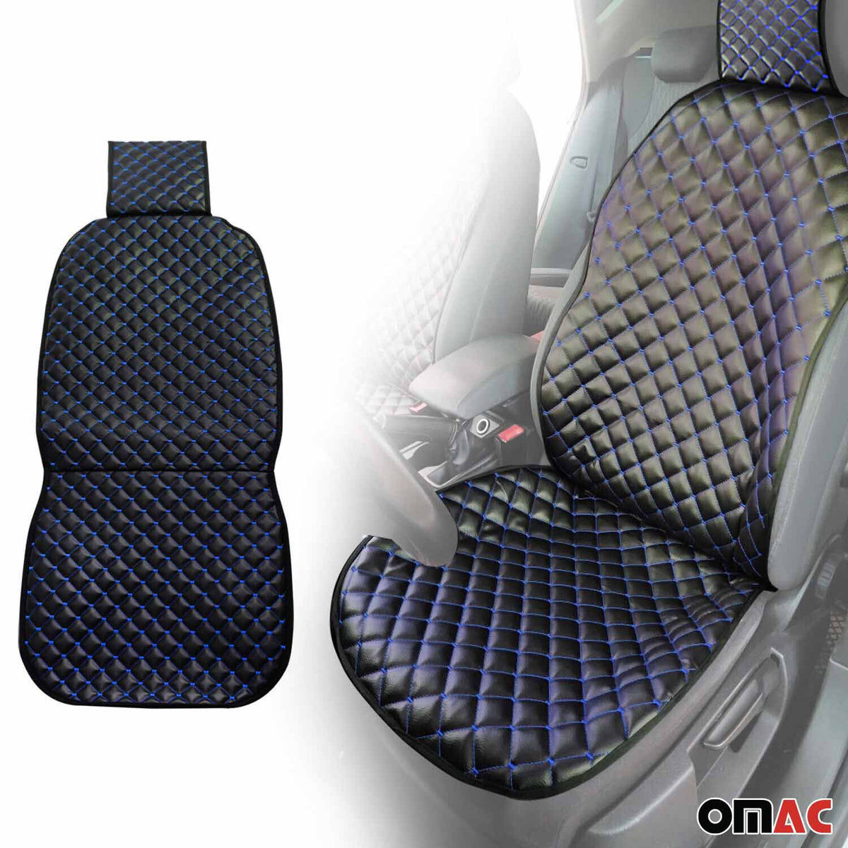 Schonbezug Sitzauflage für BMW I3 I4 IX Z3 Z4 Kunstleder Schwarz Blau