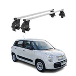 Menabo Dachträger Grundtäger für Fiat 500L 2012-2022 50kg Stahl Silber 2 tlg