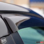 4x Windabweiser Regenabweiser für Hyundai Tucson III 2015-2020 Acryl Dunkel