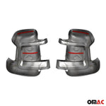 Spiegelkappen Spiegelabdeckung für Citroen Jumper 2006-2026 Chrom ABS Silber