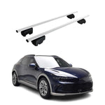 Dachträger Grundträger für Genesis GV60 2022-2026 75kg Stahl Silber 2tlg