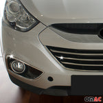 Kühlergrill Leisten Grillleisten für Hyundai ix35 2010-2015 Edelstahl Chrom 4x
