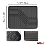 5x OMAC Schuhmatte Sauberlaufmatte Abtropfschale Napfunterlage 43x33cm Unterlage