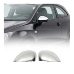 Spiegelkappen Spiegelabdeckung für Seat Leon 2009-2012 Edelstahl Chrom 2tlg