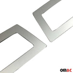 Blinkerrahmen Signalblende Blinker für Dacia Dokker 2012-2021 Edelstahl Chrom