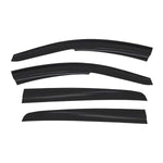 4x Windabweiser Regenabweiser für Opel Astra G 1998-2005 Acryl Dunkel