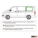 Seitenfenster Auto Seitenscheibe für VW T6 T6.1 2015-24 Links Schwarz L1 Kurzer