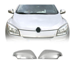 Spiegelkappen Spiegelabdeckung für Renault Fluence 2010-2014 Edelstahl Chrom