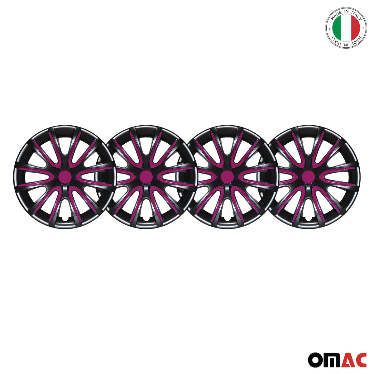 4x Radblenden Radkappen Radzierblenden für 16" Zoll Schwarz Lila