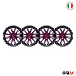 4x Radblenden Radkappen Radzierblenden für 16" Zoll Schwarz Lila