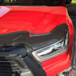 Motorhaube Deflektor Insekten Steinschlagschutz für Toyota Hilux 2021-26 Dunkel