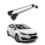 Dachträger Gepäckträger für Kia Ceed Estate SW 2012-2018 ABE Aluminium Grau