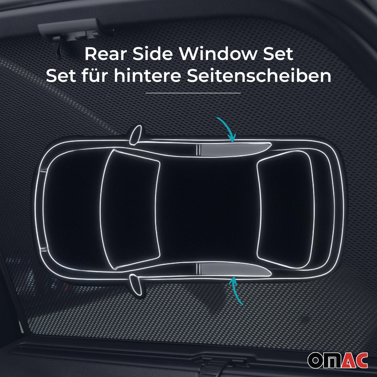 Sonnenschutz Blenden für Mini Paceman R61 2012-2016 hintere Türen 2tlg