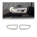 Blinkerrahmen Signalblende Seitenblinker für Opel Crossland X Edelstahl Chrom