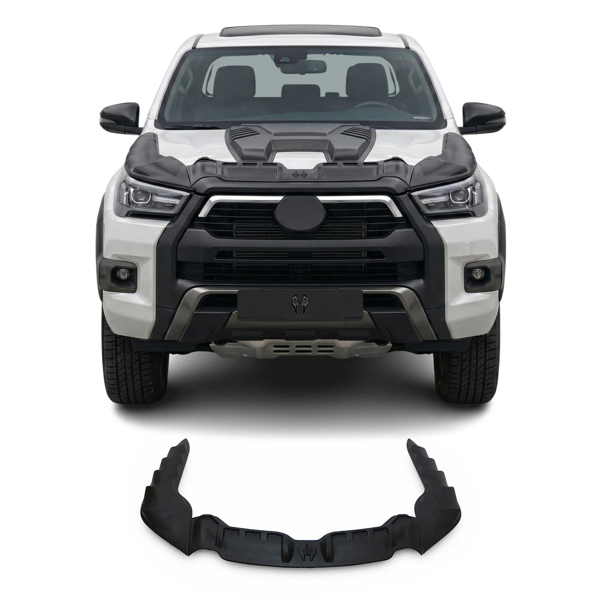 Motorhaube Deflektor Insekten Steinschlagschutz für Toyota Hilux 2021-2026 3tlg
