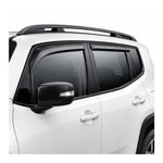 Windabweiser Regenabweiser für Jeep Renegade 2014-2024 Dunkel Acryl 4tlg