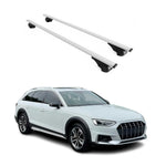 Dachträger Grundträger für Audi A4 B9 Allroad 2016-2025 75kg Stahl Silber 2 tlg