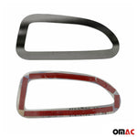 Blinkerrahmen Signalblende Seitenblinker für Opel Astra J 2010-2015 Chrom Dunkel