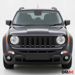 Scheinwerfer Leisten Scheinwerferblende für Jeep Renegade 2014-2024 Chrom ABS 2x